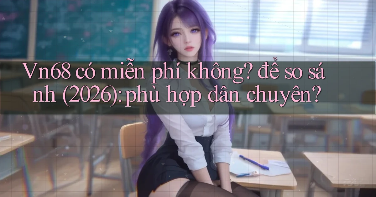 Vn68 có miễn phí không để so sánh (2026) phù hợp dân chuyên