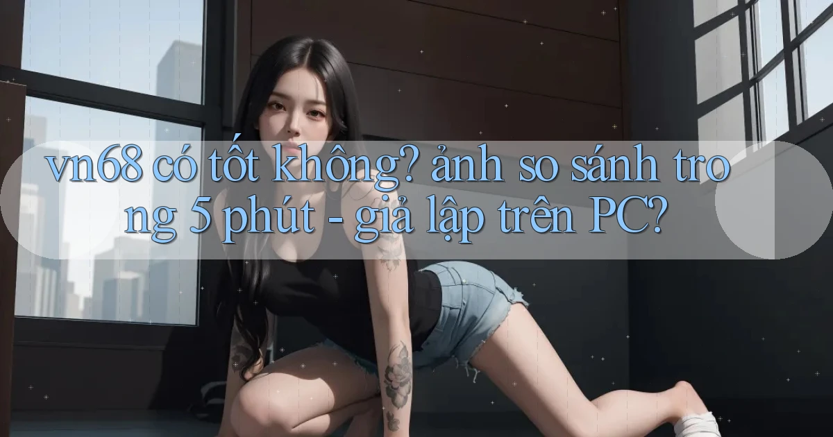 vn68 có tốt không ảnh so sánh trong 5 phút   giả lập trên PC