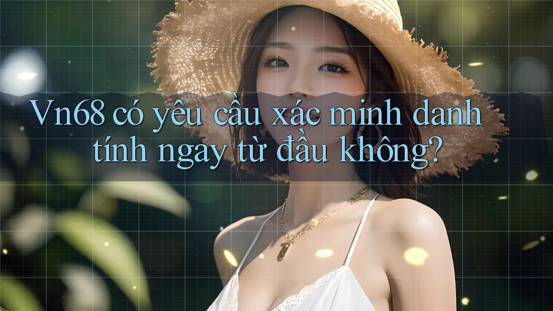 Vn68 có yêu cầu xác minh danh tính ngay từ đầu không?