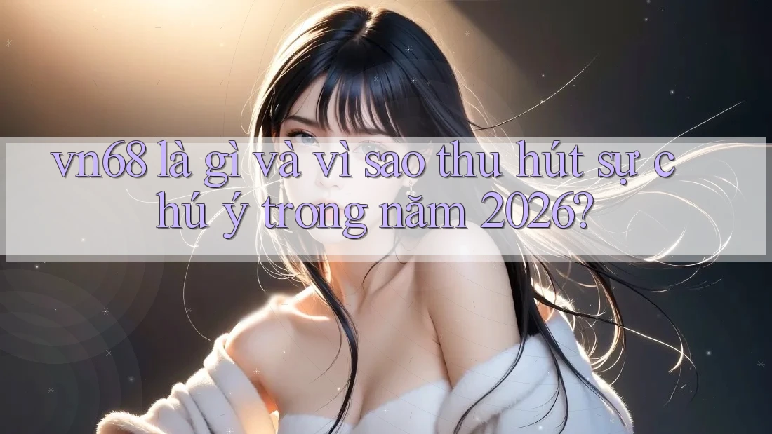 vn68 là gì và vì sao thu hút sự chú ý trong năm 2026? vn68 là gì và vì sao thu hút sự chú ý trong năm 2026?