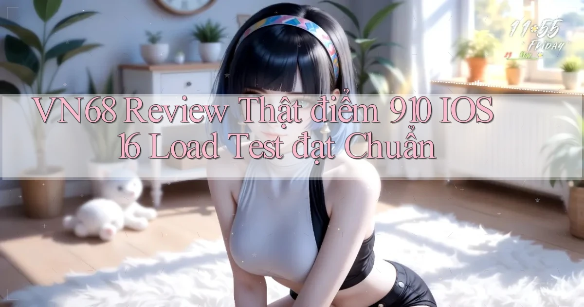 Vn68 review thật điểm 910 iOS 16   load test đạt chuẩn