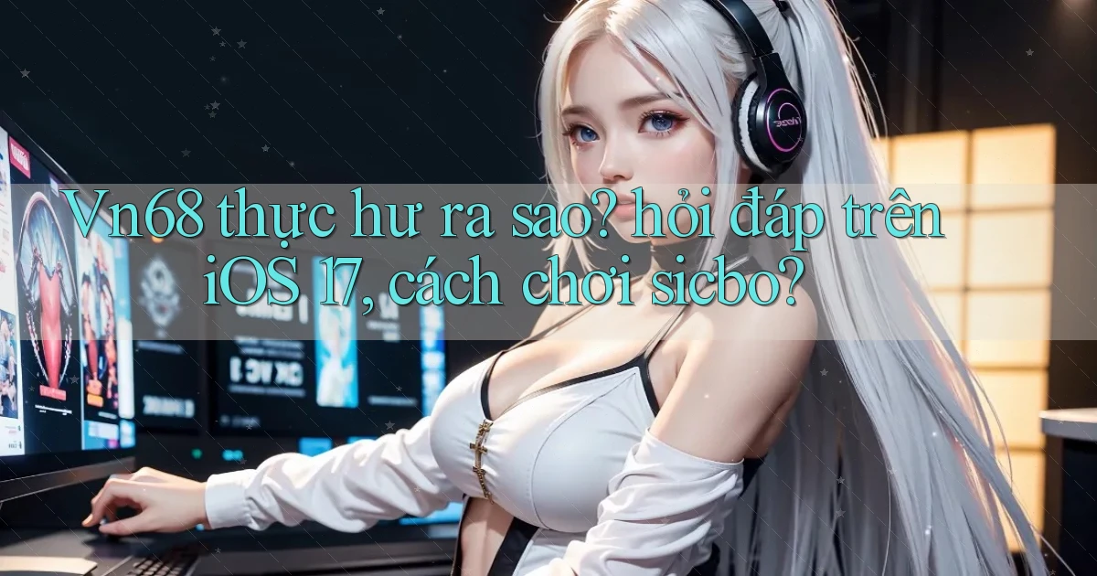 Vn68 thực hư ra sao hỏi đáp trên iOS 17, cách chơi sicbo
